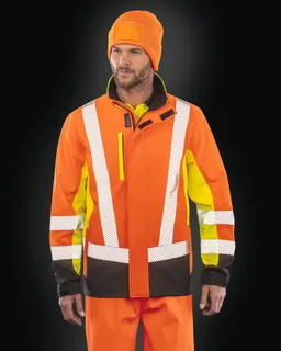 Result Recycled 3-layer recycled softshell safety jacket – foto 2