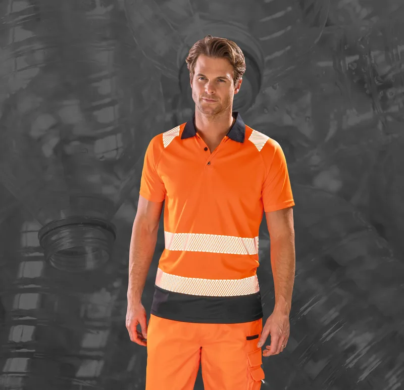 Result Recycled Gerecyclede veiligheidspolo