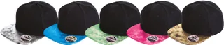 Result Headwear Bronx glitter snapbackpet met platte klep – foto 3