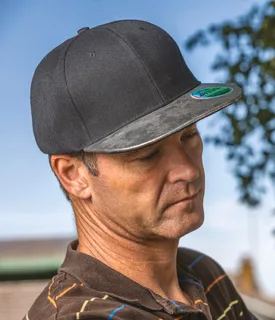 Result Headwear Bronx glitter snapbackpet met platte klep – foto 2