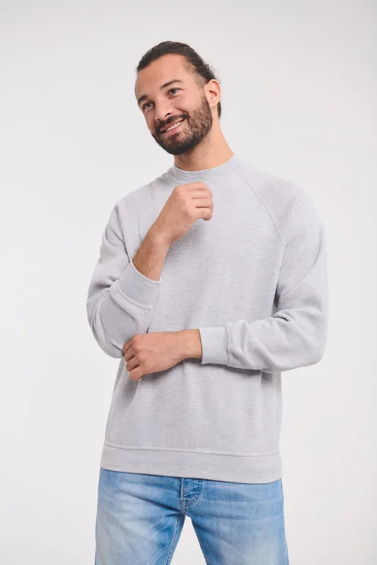 Russell Classic sweater met ronde hals