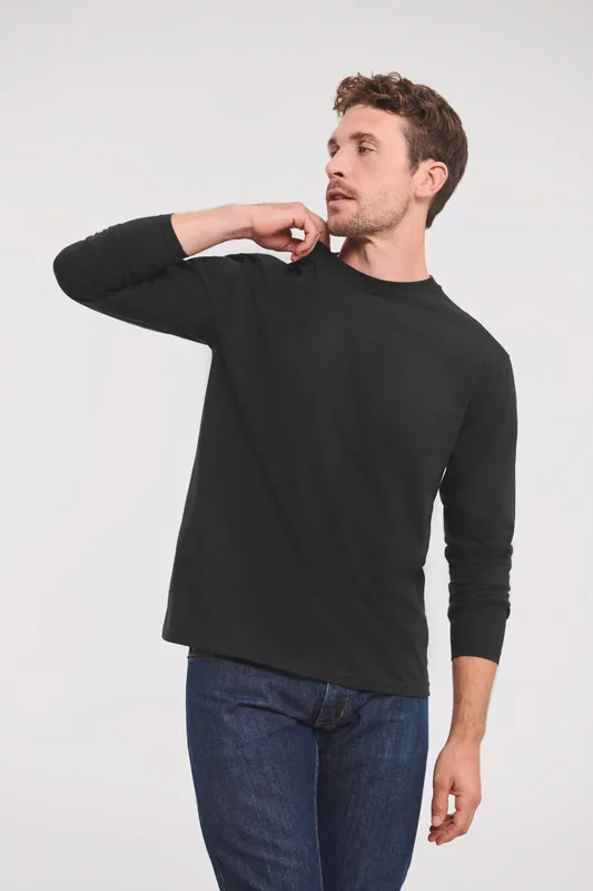 Russell Classic T-shirt met lange mouwen
