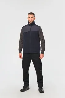 WK. Designed To Work Fleecevest met afneembare mouwen heren – foto 4