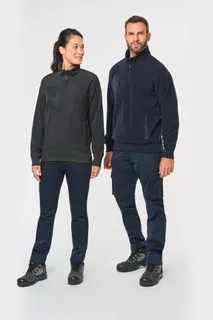 WK. Designed To Work Unisex eco-friendly fleece with zipped neck – foto 1