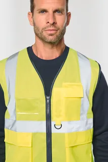 WK. Designed To Work Recycled HI-VIZ SAFETY VEST with zip – foto 8