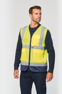 WK. Designed To Work Recycled HI-VIZ SAFETY VEST with zip – foto 2