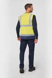 WK. Designed To Work Recycled HI-VIZ SAFETY VEST with zip – foto 3