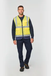 WK. Designed To Work Recycled HI-VIZ SAFETY VEST with zip – foto 4