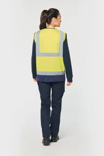 WK. Designed To Work Recycled HI-VIZ SAFETY VEST with zip – foto 6