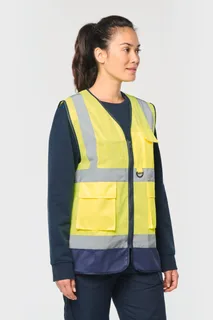 WK. Designed To Work Recycled HI-VIZ SAFETY VEST with zip – foto 7