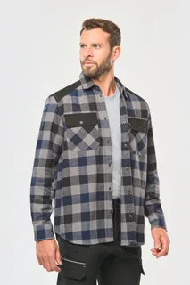 WK. Designed To Work Men’s checked shirt with pockets – foto 1