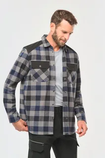 WK. Designed To Work Men’s checked shirt with pockets – foto 4