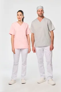 WK. Designed To Work Unisex short-sleeved polycotton tunic – foto 8