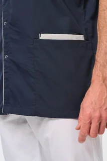 WK. Designed To Work Men’s polycotton smock with press studs – foto 7