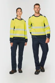 WK. Designed To Work Gerecyclede veiligheidssweater ronde hals – foto 7