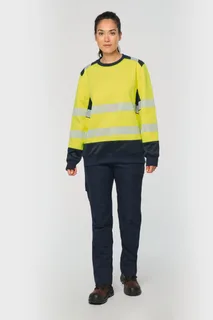 WK. Designed To Work Gerecyclede veiligheidssweater ronde hals – foto 6