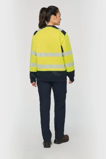 WK. Designed To Work Gerecyclede veiligheidssweater ronde hals – foto 5