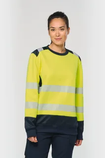 WK. Designed To Work Gerecyclede veiligheidssweater ronde hals – foto 4