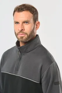 WK. Designed To Work Ecologische uniseks sweater met ritskraag – foto 9
