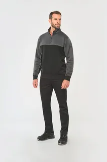 WK. Designed To Work Ecologische uniseks sweater met ritskraag – foto 4