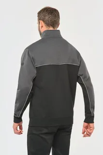 WK. Designed To Work Ecologische uniseks sweater met ritskraag – foto 3