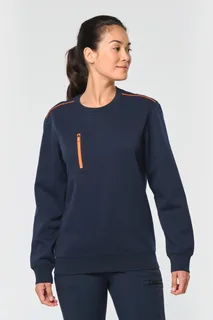 WK. Designed To Work Day To Day sweater zakje met contrasterende rits – foto 5
