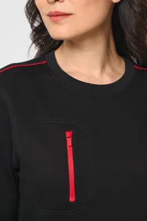 WK. Designed To Work Day To Day sweater zakje met contrasterende rits – foto 11