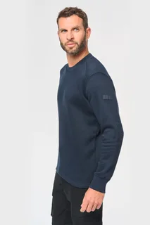 WK. Designed To Work Sweater ingezette mouwen – foto 3