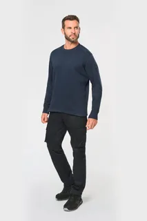 WK. Designed To Work Sweater ingezette mouwen – foto 5