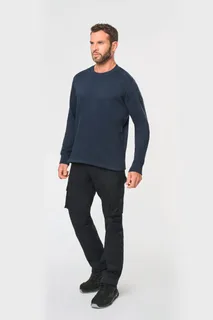 WK. Designed To Work Sweater ingezette mouwen – foto 4