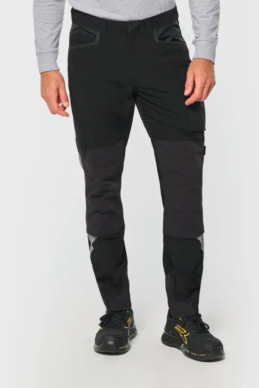 WK. Designed To Work Recycled multi pocket light weight stretch trousers