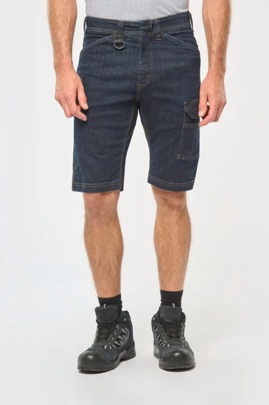 WK. Designed To Work Men's multipocket denim bermuda shorts