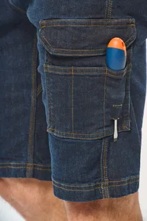 WK. Designed To Work Men's multipocket denim bermuda shorts – foto 7