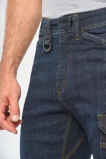 WK. Designed To Work Men's multipocket denim bermuda shorts – foto 5