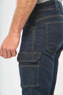 WK. Designed To Work Men's multipocket denim bermuda shorts – foto 8