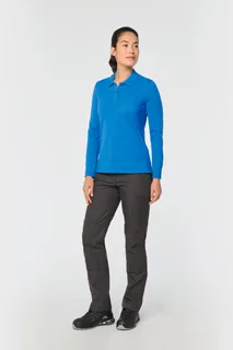 WK. Designed To Work Ladies' long-sleeved polo shirt – foto 3