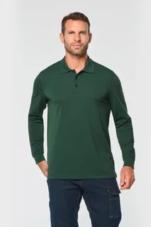WK. Designed To Work Men's long-sleeved polo shirt – foto 1