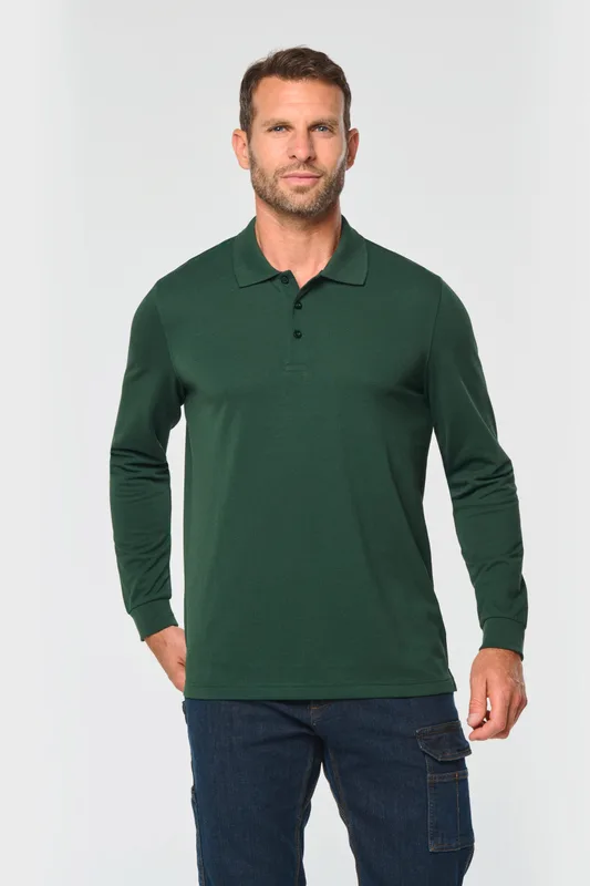 WK. Designed To Work Polo lange mouwen