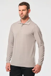 WK. Designed To Work Men's long-sleeved polo shirt – foto 5