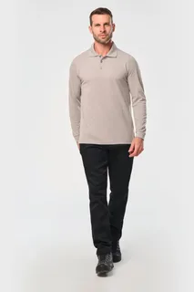 WK. Designed To Work Men's long-sleeved polo shirt – foto 7