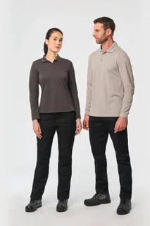 WK. Designed To Work Men's long-sleeved polo shirt – foto 8