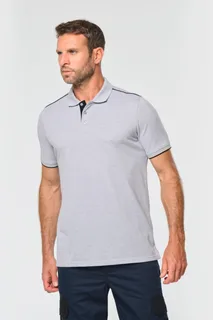 WK. Designed To Work Contrasterende polo Day To Day korte mouwen – foto 1