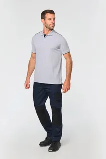 WK. Designed To Work Contrasterende polo Day To Day korte mouwen – foto 3