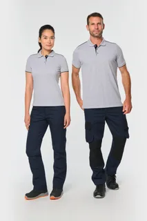 WK. Designed To Work Contrasterende polo Day To Day korte mouwen – foto 4