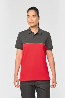 WK. Designed To Work Ecologische uniseks polo met korte mouwen in twee kleuren – foto 5