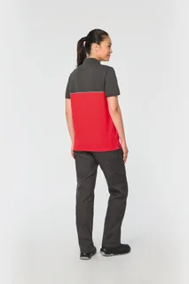 WK. Designed To Work Ecologische uniseks polo met korte mouwen in twee kleuren – foto 6