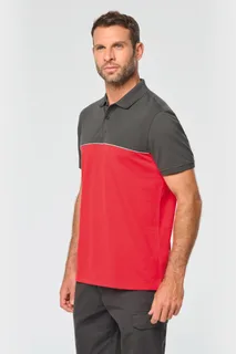 WK. Designed To Work Ecologische uniseks polo met korte mouwen in twee kleuren – foto 2