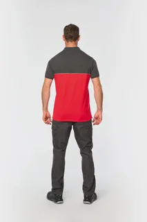 WK. Designed To Work Ecologische uniseks polo met korte mouwen in twee kleuren – foto 3