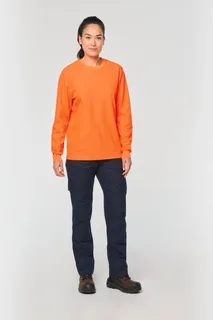 WK. Designed To Work Unisex eco-friendly polycotton long-sleeved t-shirt – foto 5