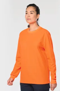 WK. Designed To Work Unisex eco-friendly polycotton long-sleeved t-shirt – foto 4